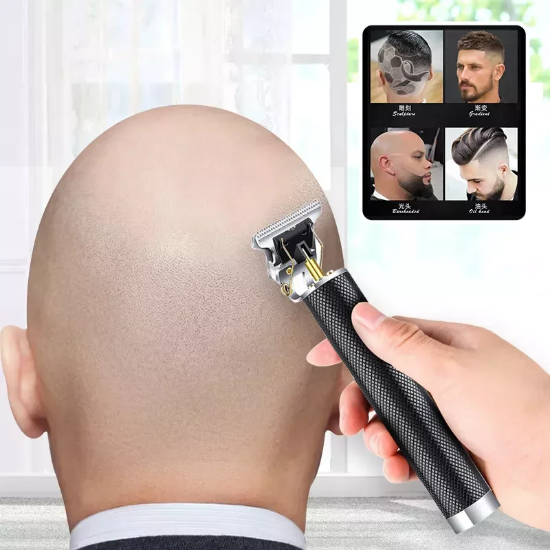 

T9 retro oil head hair clipper hair salon carving mark hair clipper hair clipper push white hair clipper
