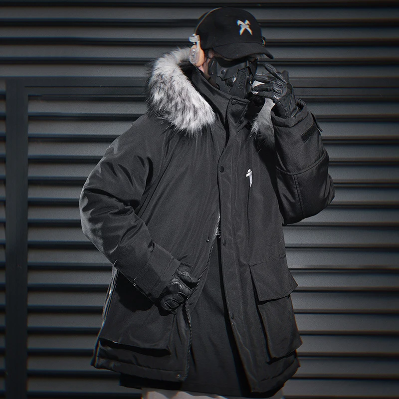 PFNW 2024 новая зимняя функциональная стильная хлопковая куртка с меховым