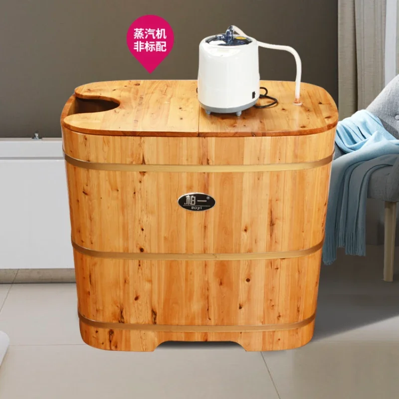 Ванна для горячей за пределами ледяной ванны уличный спа-деревянный