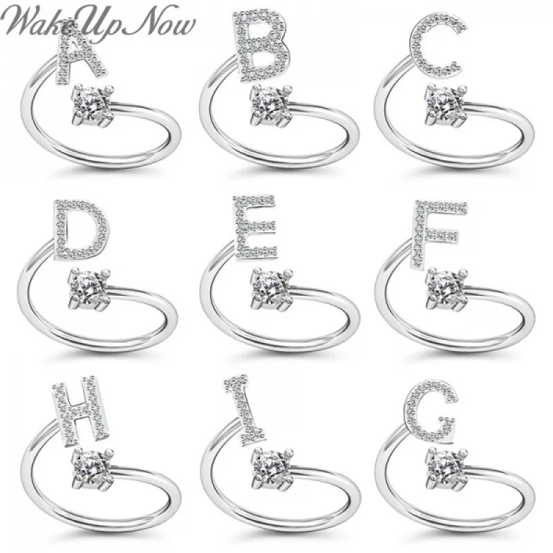 

Женское кольцо с буквами и бриллиантами, 26 дюймов