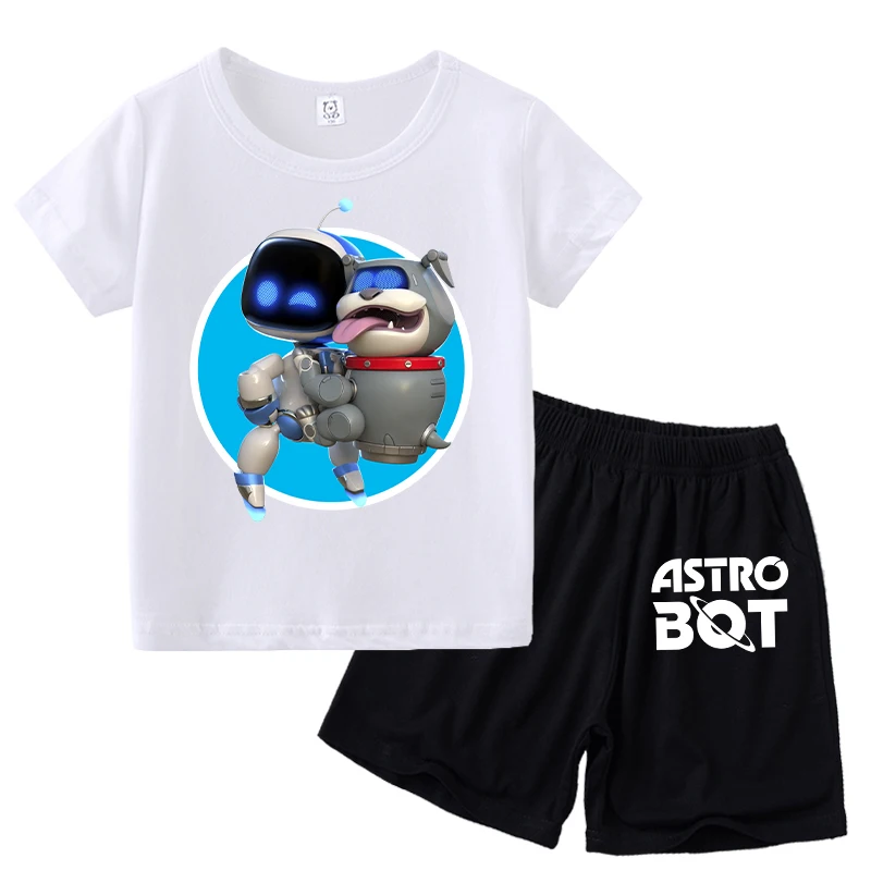 2 шт. футболка Astro Bro брюки костюм для детей летняя рубашка с короткими рукавами и