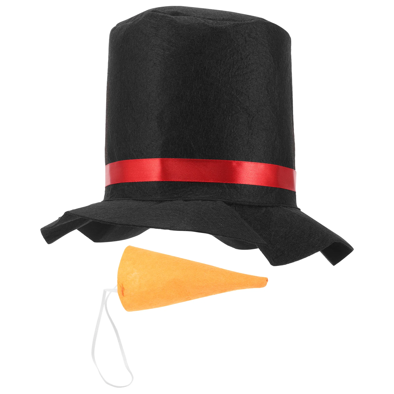 

1 Set Xmas Hat Snowman Cosplay Hat And Nose Snowman Cosplay Hat Snowman Costume Accessory