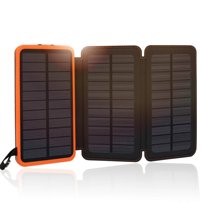 Multifunctional Mobile Power Outdoor Solar Charging Unit Large Capacity 16000mA Portable