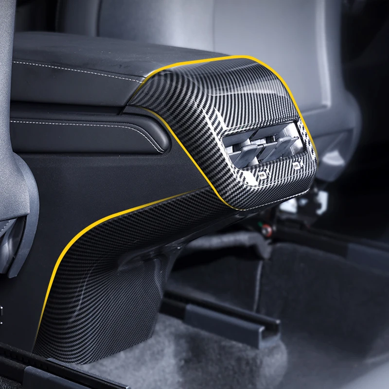 Автомобильная накладка из углеродного волокна ABS на заднее вентиляционное