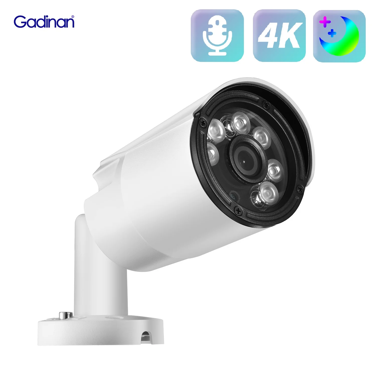 IP-камера Gadinan 4/5/8 МП 4K умная AI-камера с обнаружением людей стандартная камера