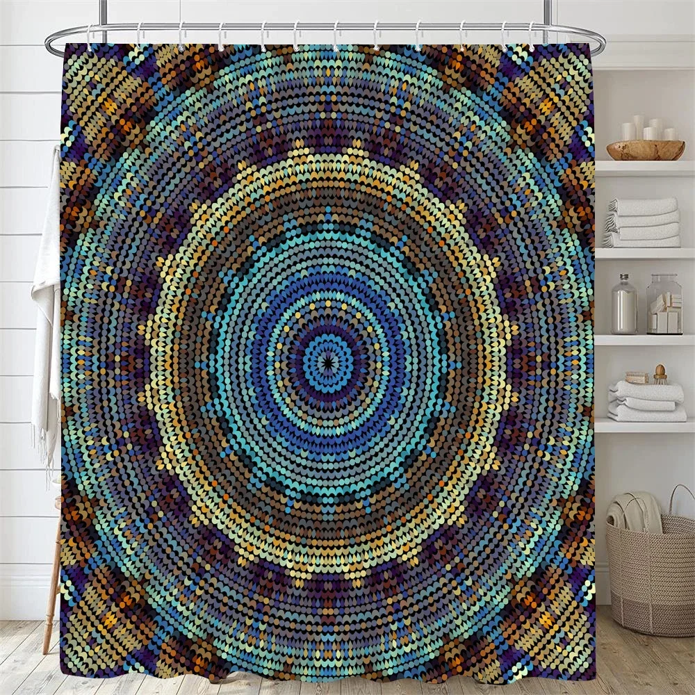 Художественные абстрактные искаженные геометрические узоры украшение для