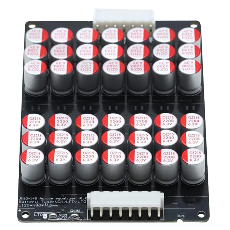 

14S 48V Balancer Lipo Lithium Battery Active Equalizer Balancer Board Li-Ion Lifepo4 LTO Lithium Battery Capacitor BMS
