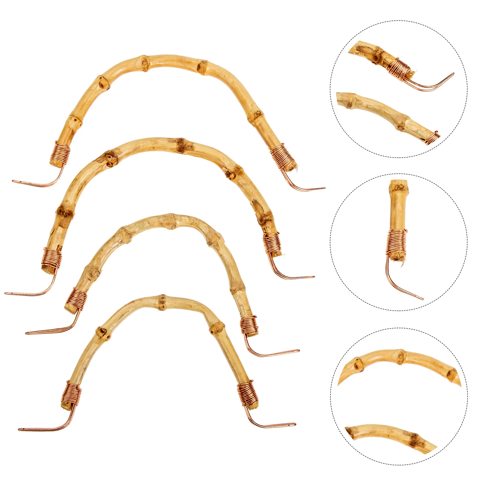 

Handle Teapot Kettle Handles Grip Tea Japanese Replacement Ceramic Chinese Wooden Rattan Purse Pot Pottery Teakettle U Shape