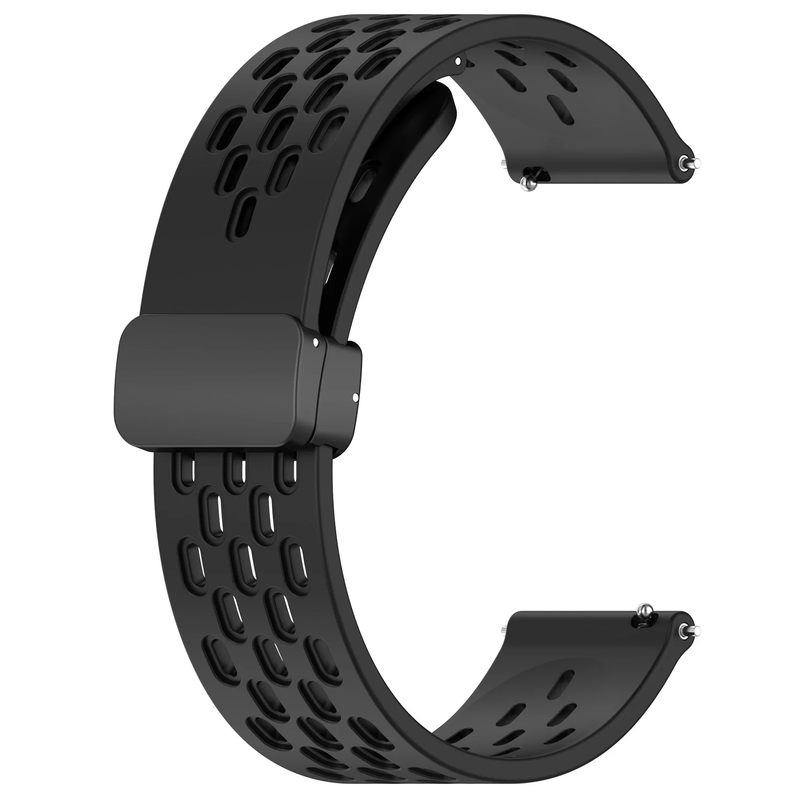 Фото Складная магнитная пряжка 20 мм 22 мм для Haylou LS02 RS4 Plus / Solar LS05 LS05S LS04 LS10 GST №3