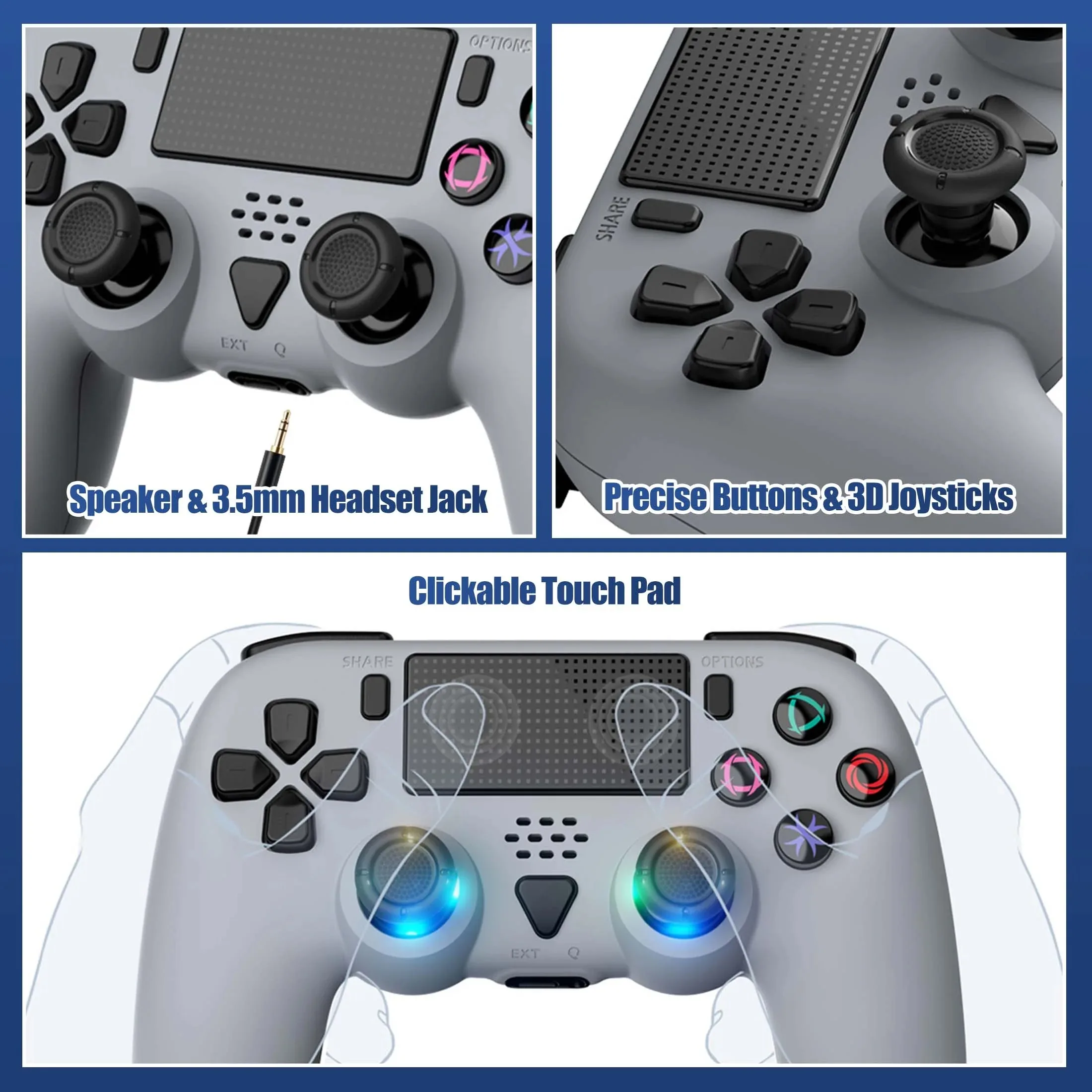 Контроллер Playstation 5 Bluetooth-геймпад для PS5 консоль mando с функцией программирования