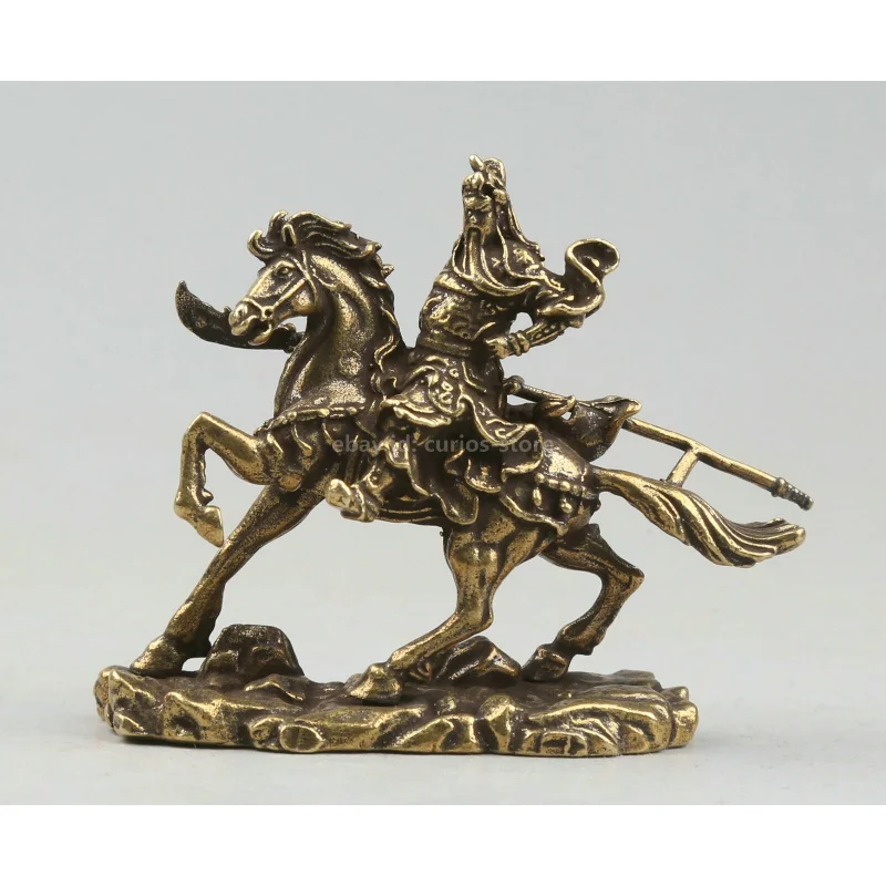 

Китайская Бронзовая статуэтка GuanYu Guan GongYu, 66 мм