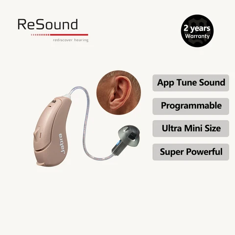 Слуховые мини-аппараты Resound Jabra RM261, мощный слуховой аппарат для слабых и тяжелых глухих людей, вспомогательные средства для ухода за ушами для пожилых людей