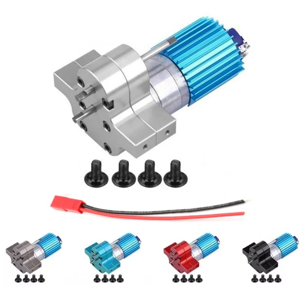 Metal Transfer GearBox with 370 Brush Motor for WPL B14 B16 B24 B36 C14 C24 JJRC Q60 MN D90 MN99S MN91 Speed Change Upgraded