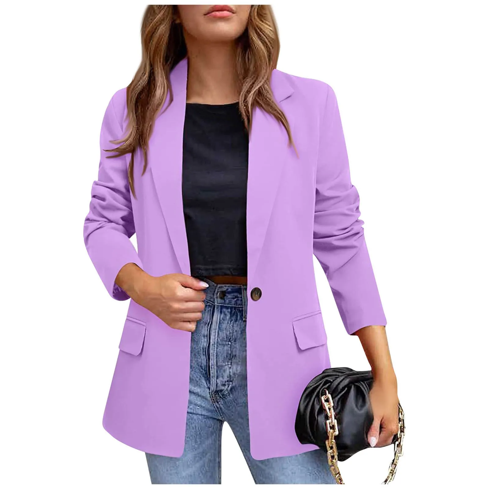 

Women'S Fall And Winter Casual Suit Jackect Temperament Commuting Slim Jacket Simple, Fashionable, And Generous New Sweaters