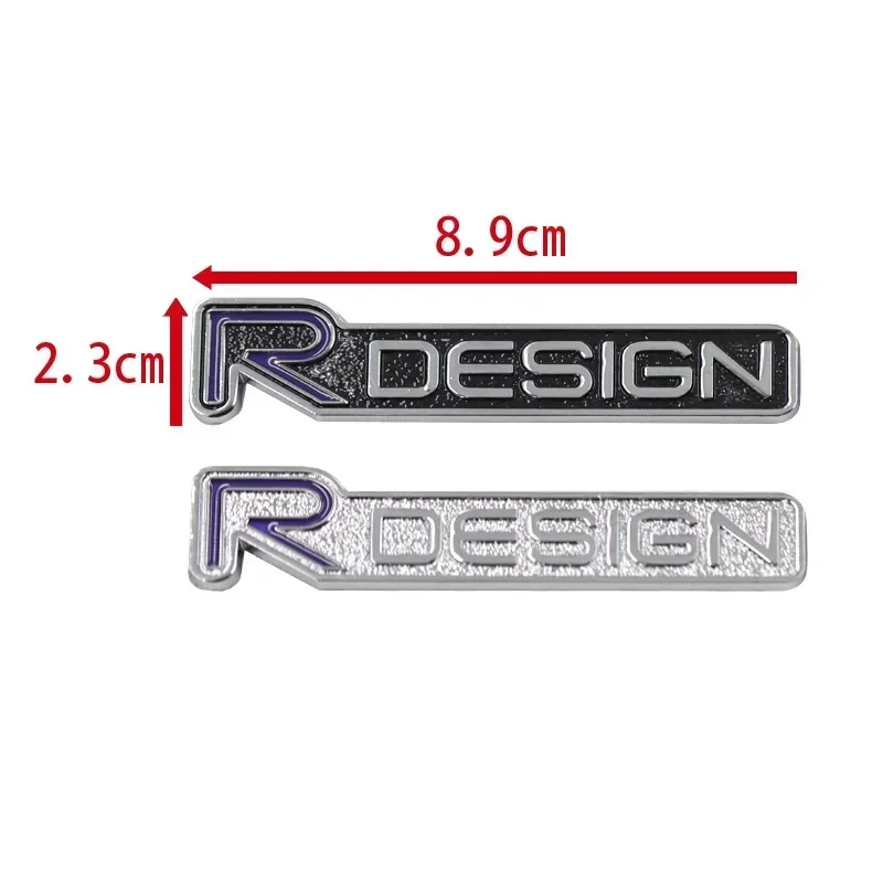 Фото 3D Металлический Логотип R DESIGN, Эмблема-Наклейка на Задний Багажник/Крыло для Volvo Rdesign XC90 S60 XC60 V70 S80 S40 V50 V40 V60 C30 №5