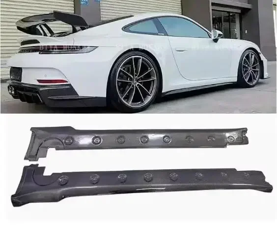 Новинка! Комплект для тела Porsche Carrera 911 992 2019 -2023 GT3 FRP/юбка из натурального