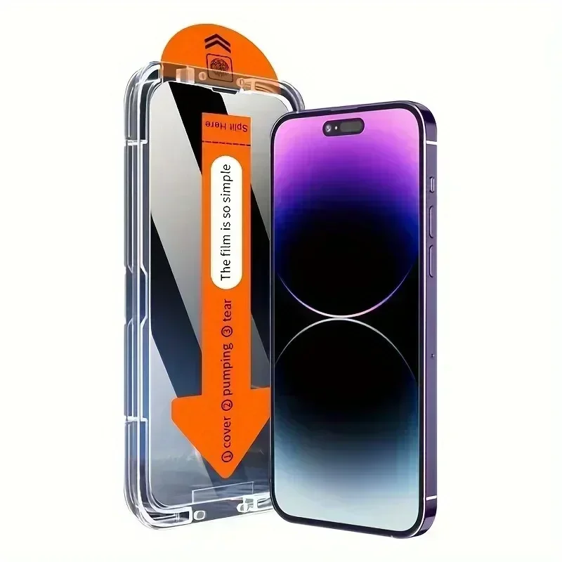 Фото Защитная пленка для экрана OPPO A16K A16S A17K A18 A20 A40M A57S A58 A38 4G A59 5G, антишпионская, из закаленного стекла, с защитой от пыли, для легкой установки №4