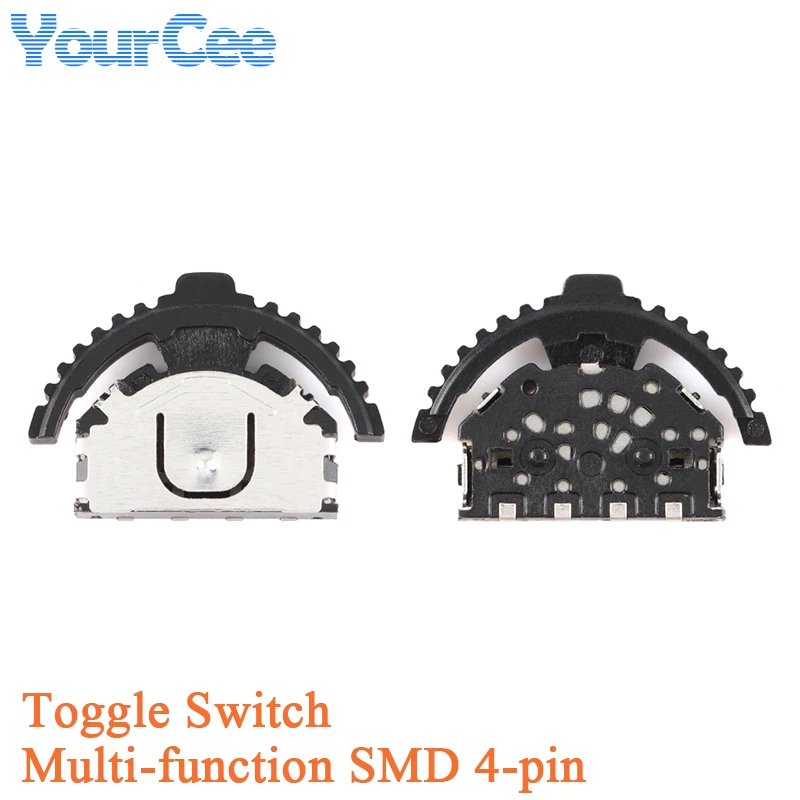 

50 шт./1 шт. SLLB510100 Многофункциональный тумблер сброса 4-контактный SMD левый и правый многонаправленный кнопочный переключатель