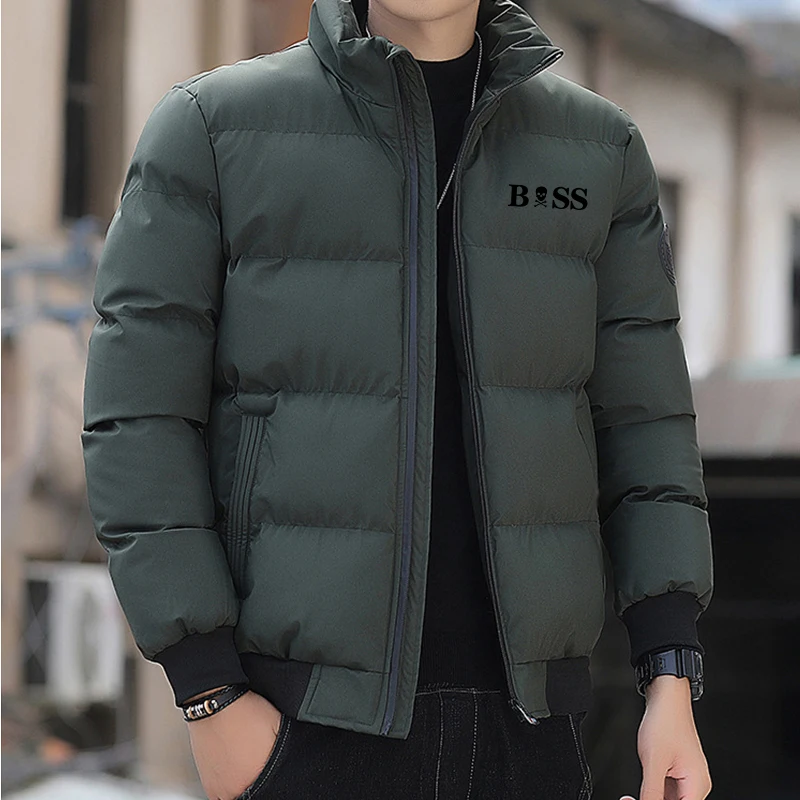 

2023New parka jacket Men's winter jacket and coat Cotton coat Men's windproof thick thermal parka windbreaker manteaux homme