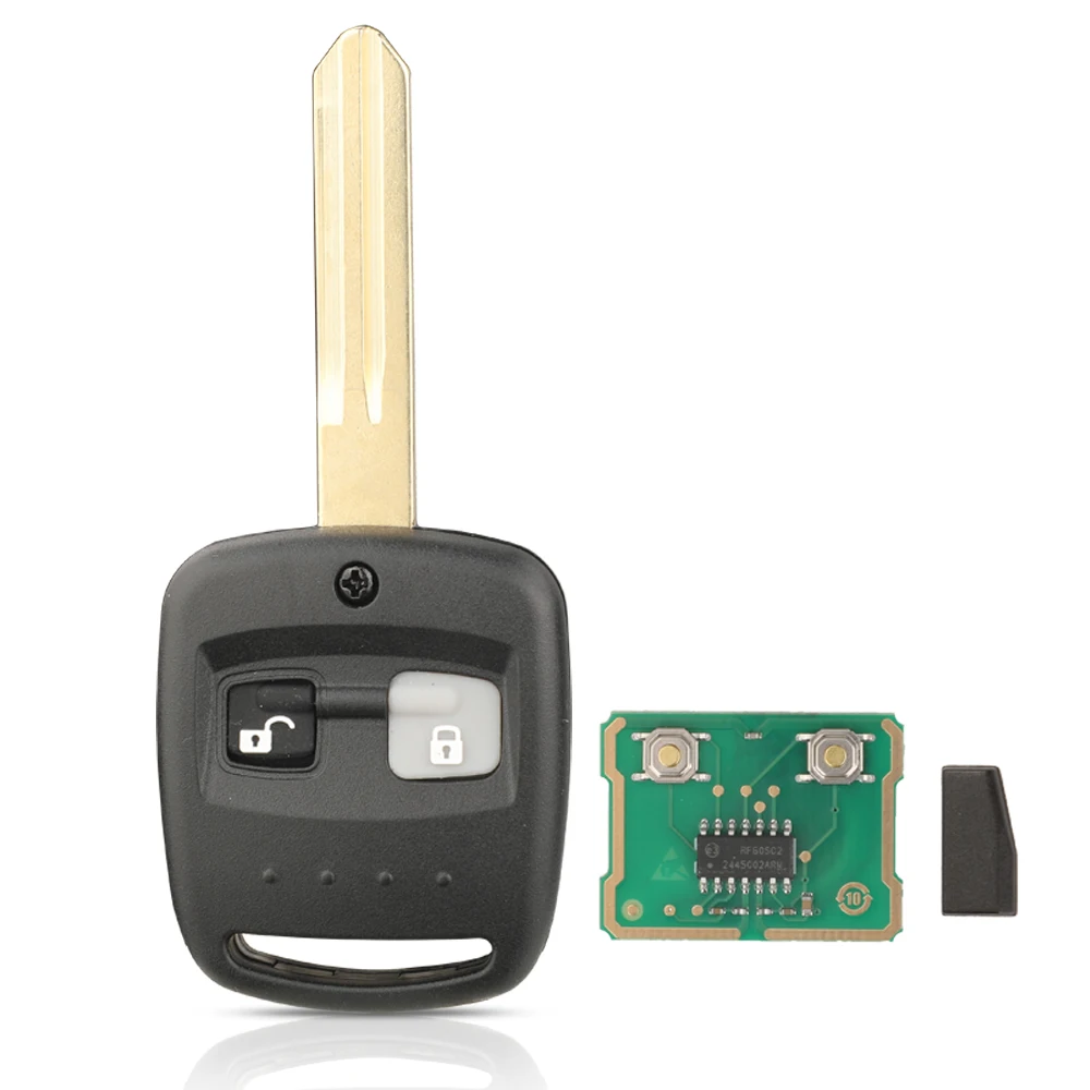 

Jingyuqin 2BTN 433 МГц ASK/315 МГц FSK ID62 чип удаленный автомобильный ключ для Subaru Forester 2000-2010 Impreza 2001-2007 NSN14/DAT17 лезвие