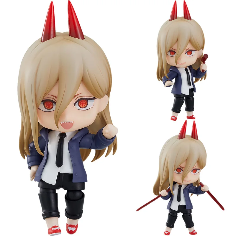 

100% Original Good Smile Nendoroid GSC 1580 Chainsaw Man POWER Action Figure Doll Collection Model Toy 10cm