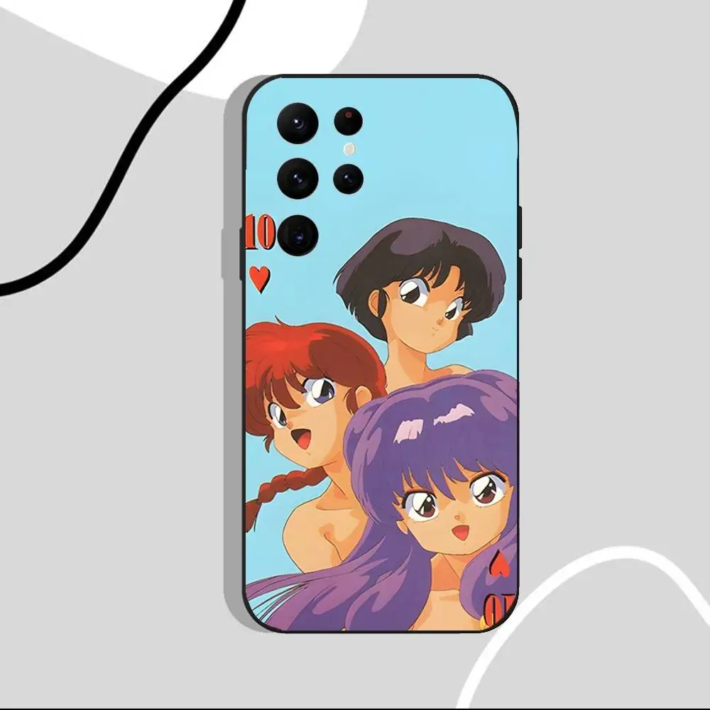 Фото Чехол для телефона Anime R-Ranma 12 для Samsung S10, S21, FE, S21, S26, S25, S24, S23, Ultra, S9, S22, Plus, черный, противоударный, из ТПУ №5