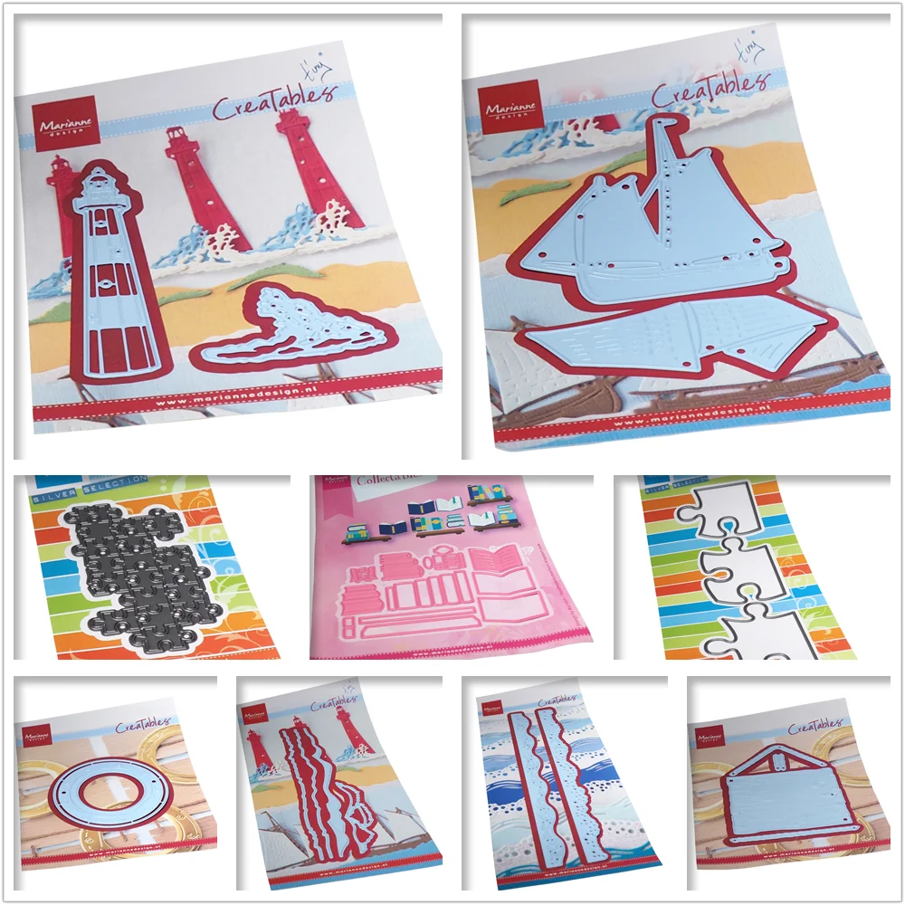 

Металлические Вырубные штампы «океанская серия», новинка 2023 года, сделай сам, скрапбукинг, фотоальбом, декоративное тиснение, бумажная карт...