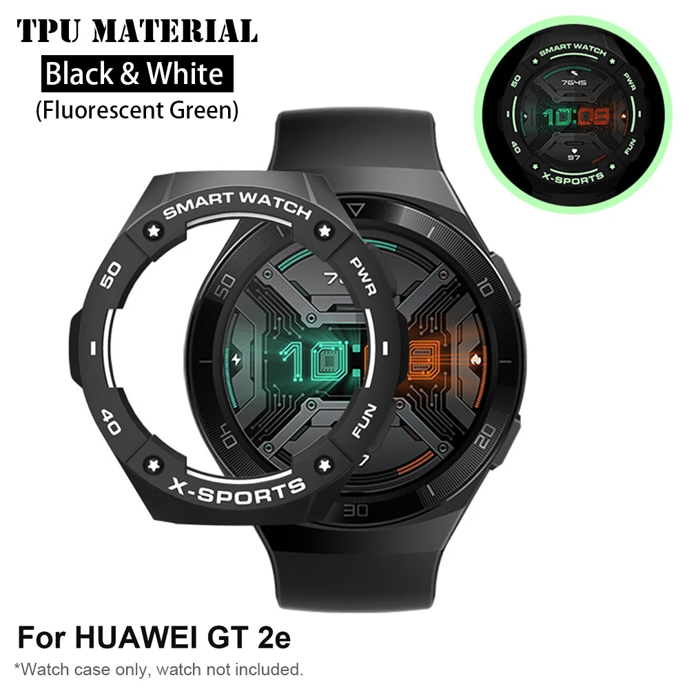 Armor TPU Protective Case Shockproof Cover Full Protector Bumper Smart Watch Accessories For HUAWEI Watch GT 2e gt2e