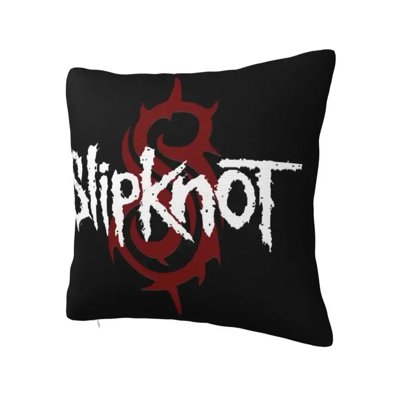 Чехол На Подушку С Логотипом Slipknot 40x40 См Тяжелый Металл Рок-музыка Декоративная