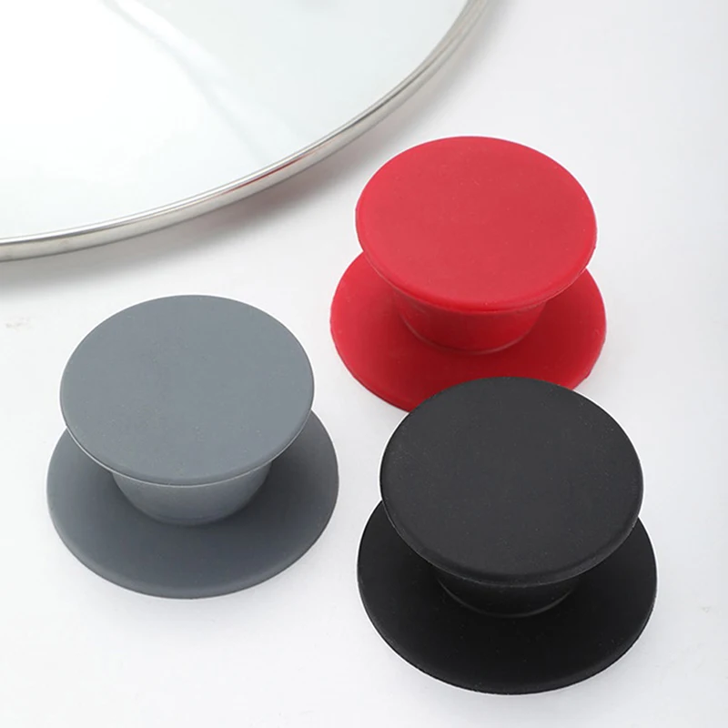 1PC Universal Pot Lid Knob Silicone Pot Lid Cover Knob Handle Kitchen Cookware Lid Replacement Pot Handle Kitchen Utensils