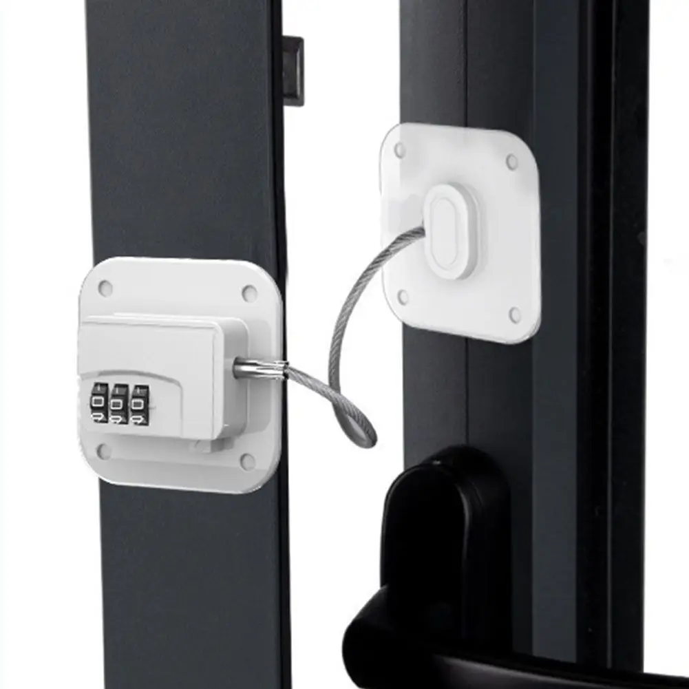 

for Baby,Child No Need Drilling with Adhesive Passward Open Fridge Door Limit Cabinet Locks Coded Lock Baby Safety Protector