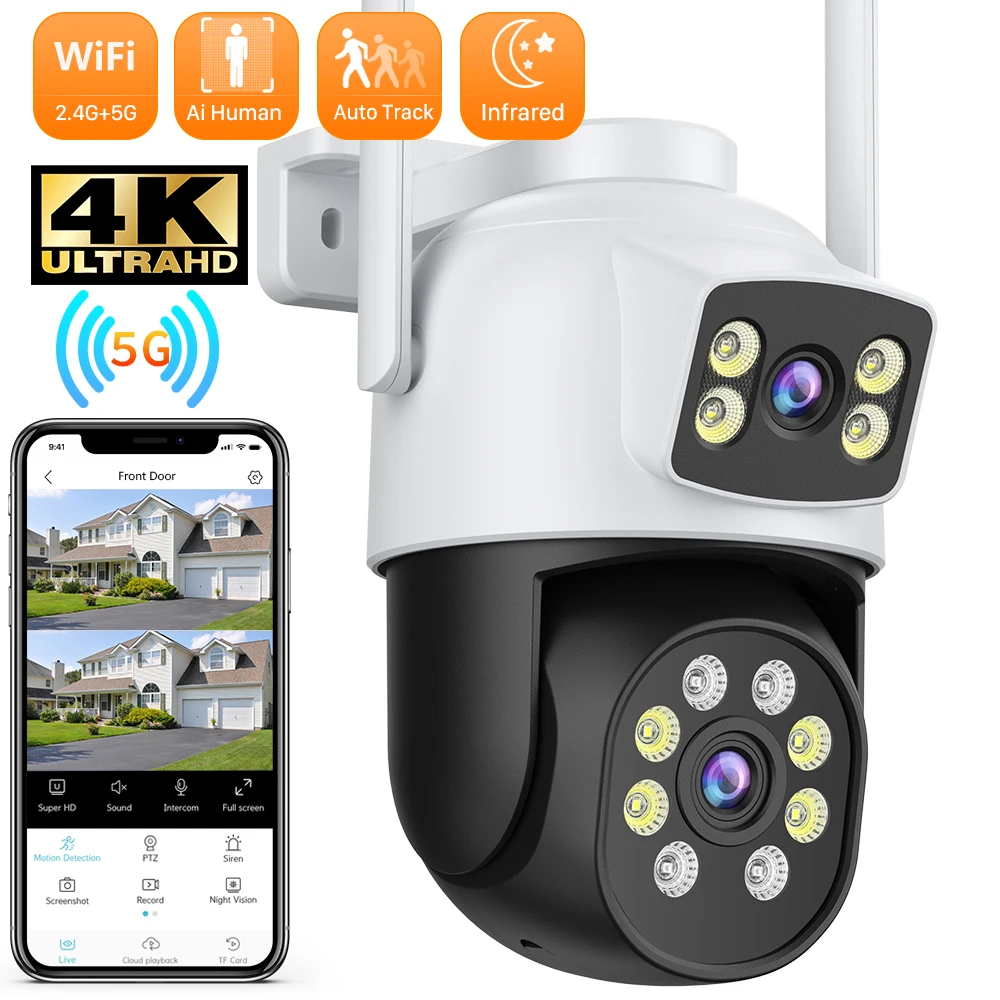 Камера 8 МП/10 МП 5 ГГц Wi-Fi PTZ