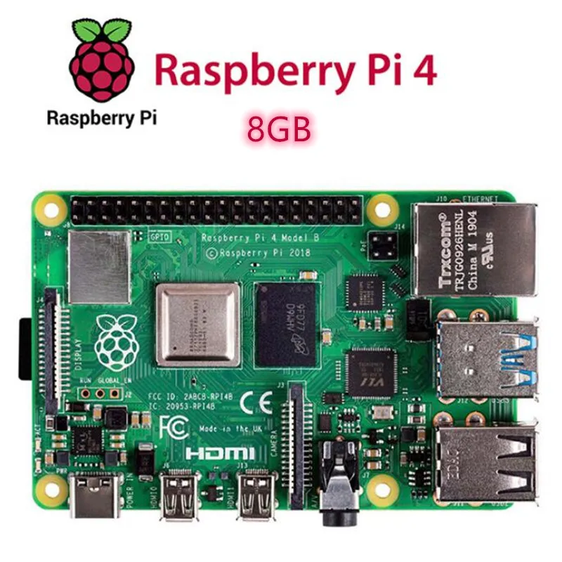 

Официальная плата Raspberry PI 4B, 8 ГБ, Модель B, плата контроллера, демонстрационная плата Raspberry berrypi 4, полный комплект ОЗУ 4 ГБ/8 ГБ