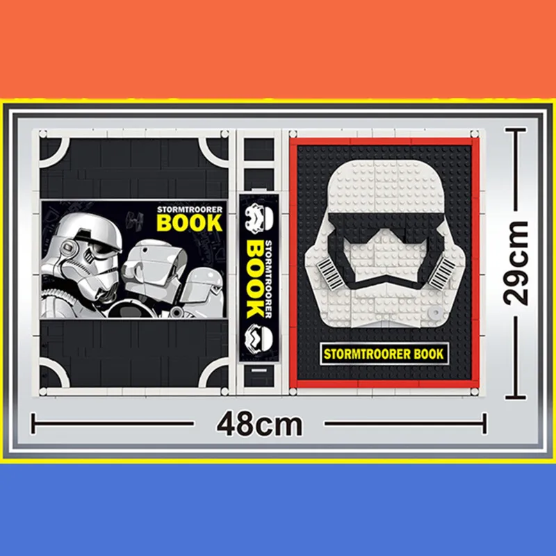 2480PCS 52 Stormtrooper Figures The Bad Batch Stars Space Wars Clone Collection Book Building Blocks Bricks Kid Gift Toy - купить по