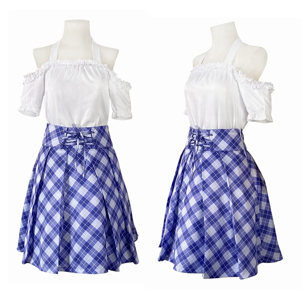 

Красивый костюм Дерби Дайва алый для косплея на Хэллоуин Аниме игра двухмерный костюм повседневная одежда плиссированная юбка женский пол...