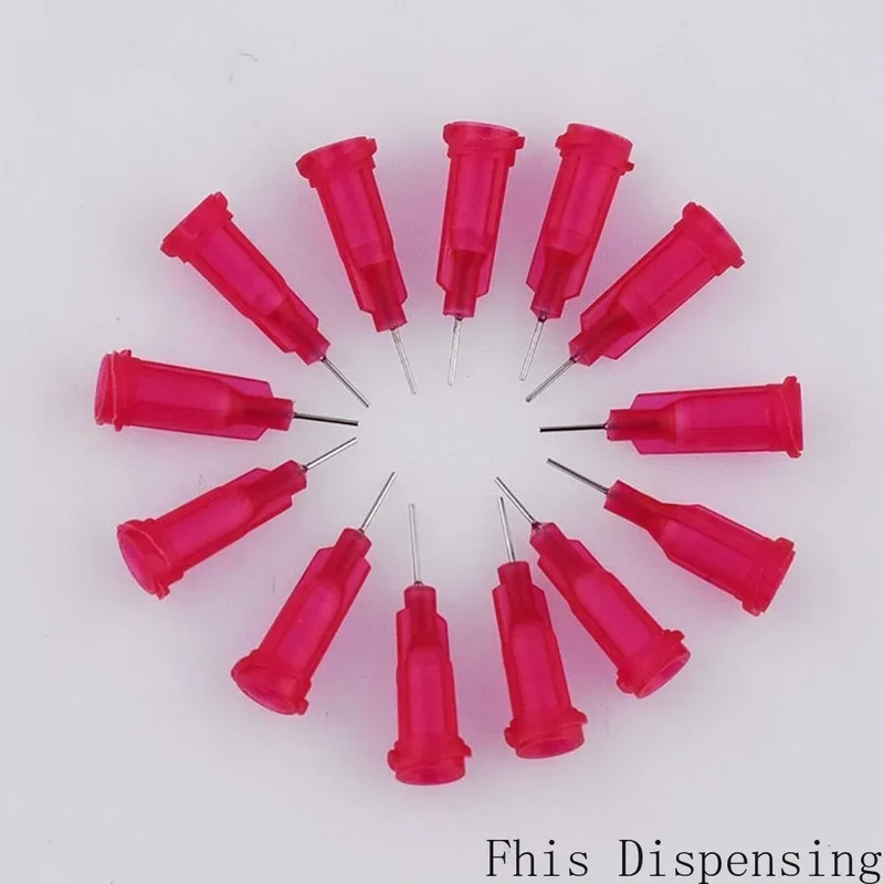 Упаковка из 100 W/ISO стандартных дозирующих игл PP Luer Lock Hub Длина трубки Precision S.S
