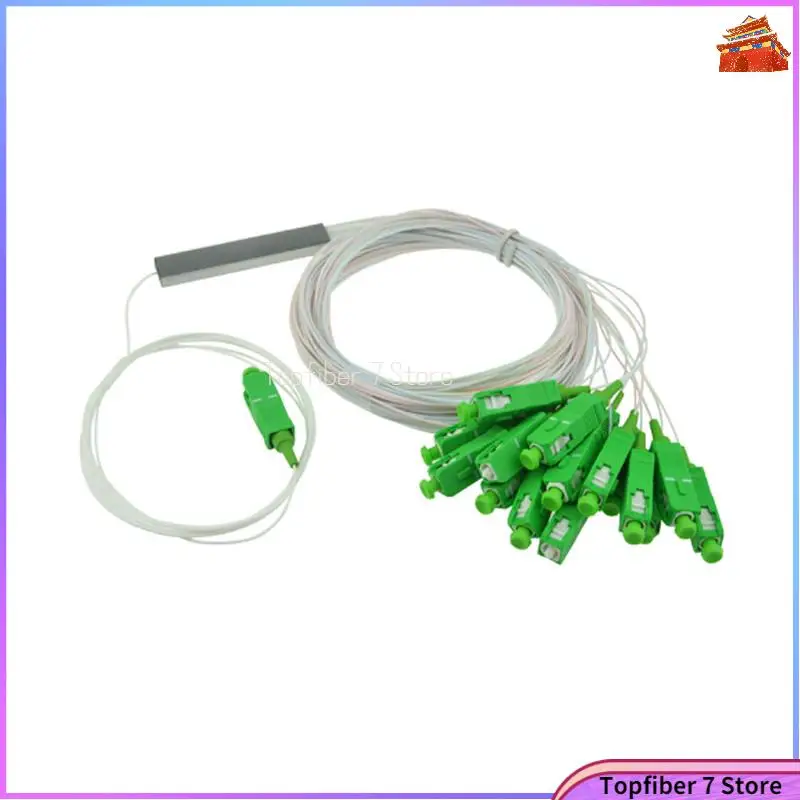 Tanie 10 Sztuk 1X16 SC APC PLC Splitter 0.9mm światłowód Mini Stalowa Rurka Typ 1x16 Fibre Opitc Splitter Micro-zamknięty Splitter