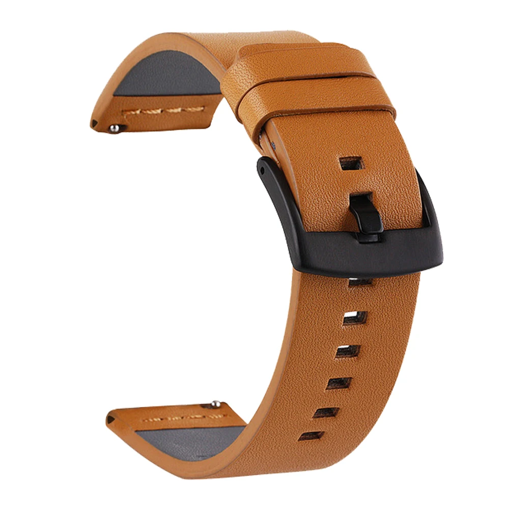 Genuine Leather Watchband bracelet Strap 24mm for Suunto 7 9/Suunto 9 baro Sport Watch Band Quick Release Strap Watch Band Wrist
