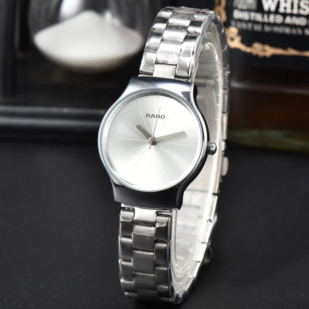 Hot Sale Rado Classic Style Original Watch Women's Full Stainless Steel Simple Fashion Watch Quality Sports Waterproof AAA Clock