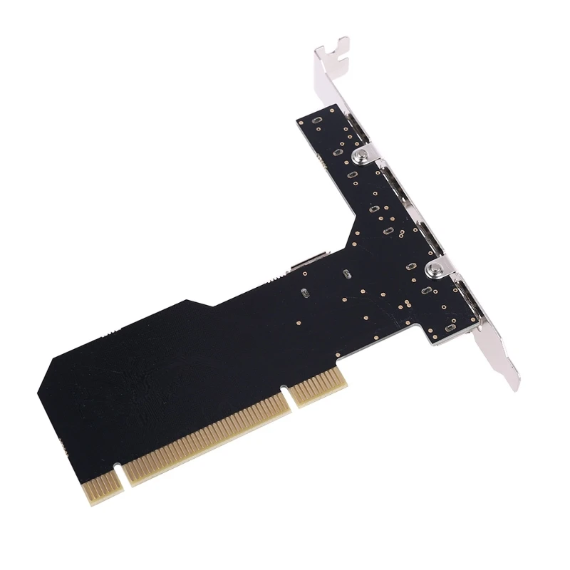Фото Плата расширения контроллера PCI Hub с 5 портами USB 2,0, 480 Мбит/с, преобразователь настольного компьютера, драйвер чипсета NEC720101 №3