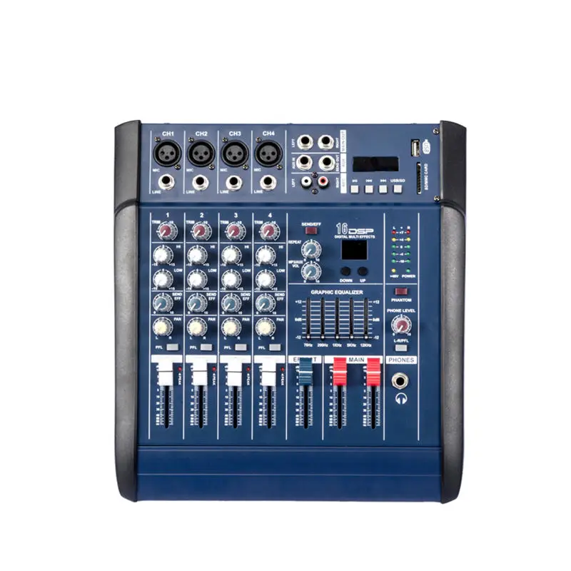 

Ssl Mixing Console Usb Dj 48 V Phantoms Power Professional Sound Board 4 Channel Audio Mixer For Stage