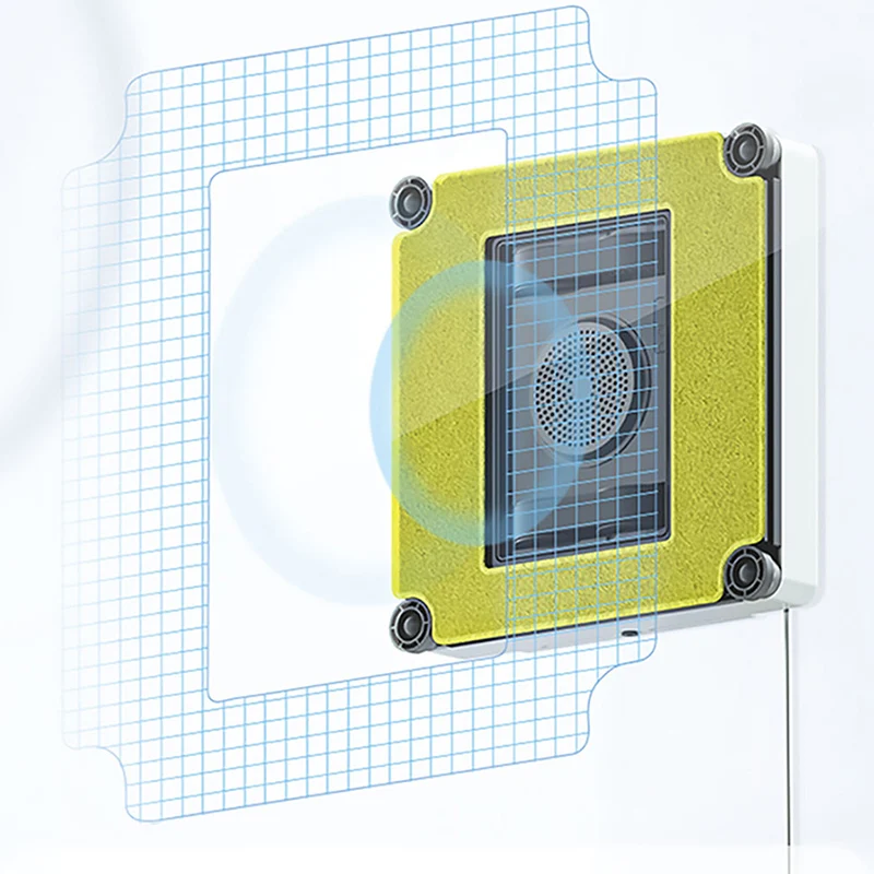 Робот-окно Вакуумная швабра Ткань Робот для мытья окон Универсальные квадратные