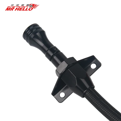 Трубка масляного щупа из нержавеющей стали с черным корпусом — совместима с щупом трансмиссии GM 4L80E LS LS1 LS3 LS6 LSX