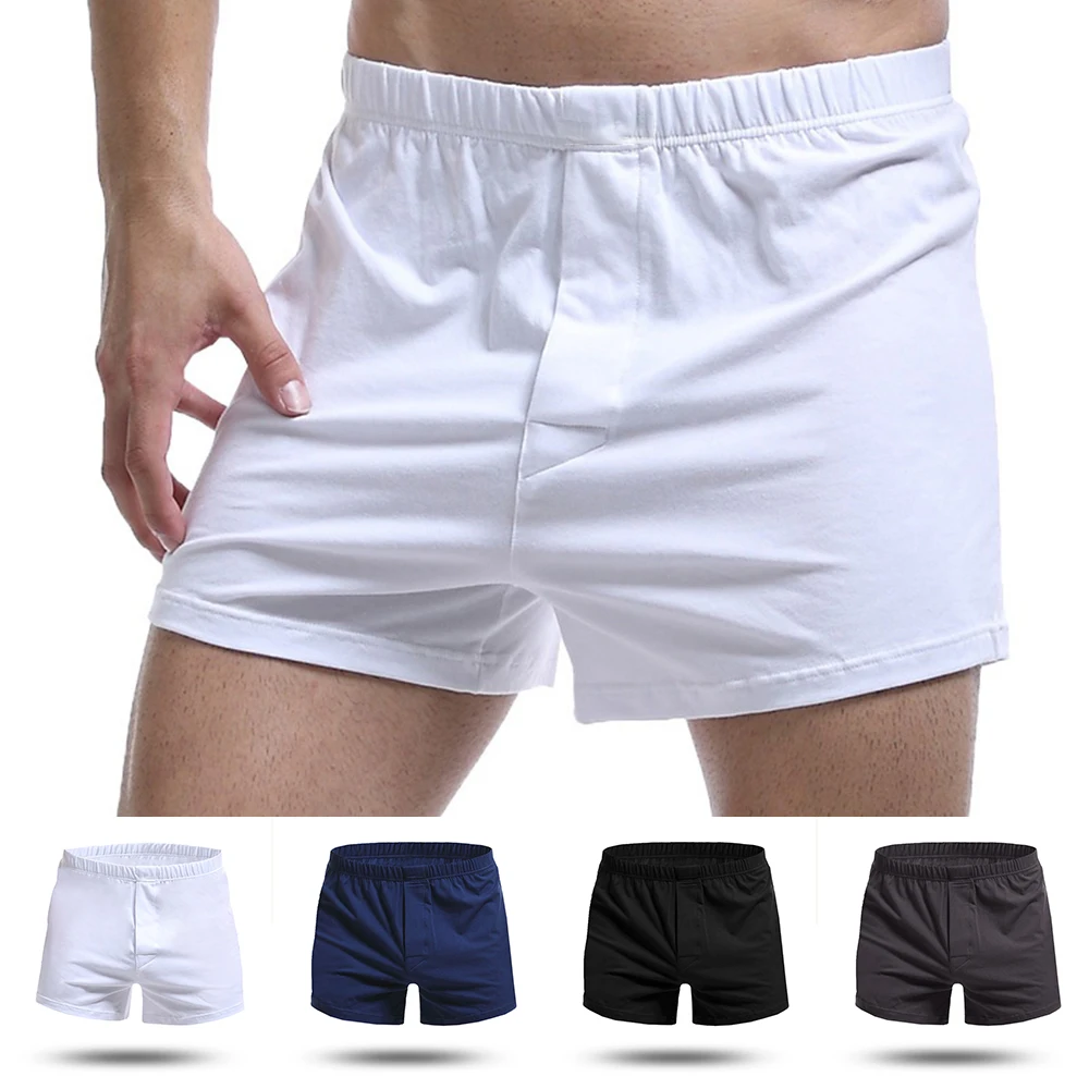 Мужские дышащие домашние шорты домашнее нижнее белье мужские боксеры со средней