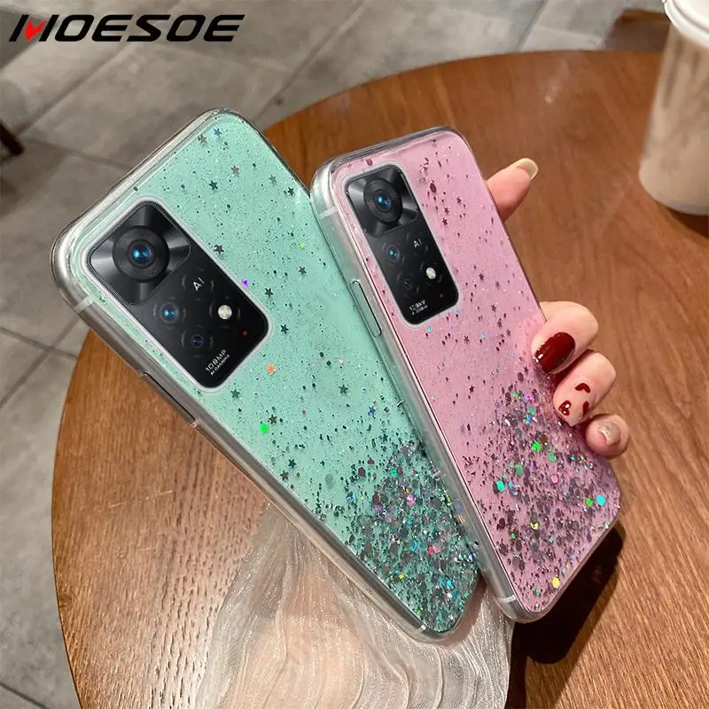

Luxury Glitter Bling Epoxy Phone Case For Xiaomi Redmi Note 11S Note 11 Note 11 Pro 5G 4G Redmi Note 11 5G Pro CN Poco M4 Pro 5G