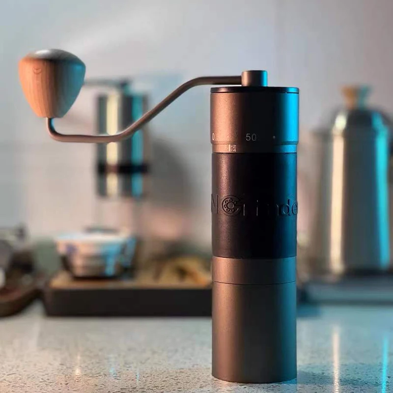 

Ручная кофемолка kinmills K6, портативная кофемолка из нержавеющей стали 420, 48 мм, ручная кофемолка для эспрессо