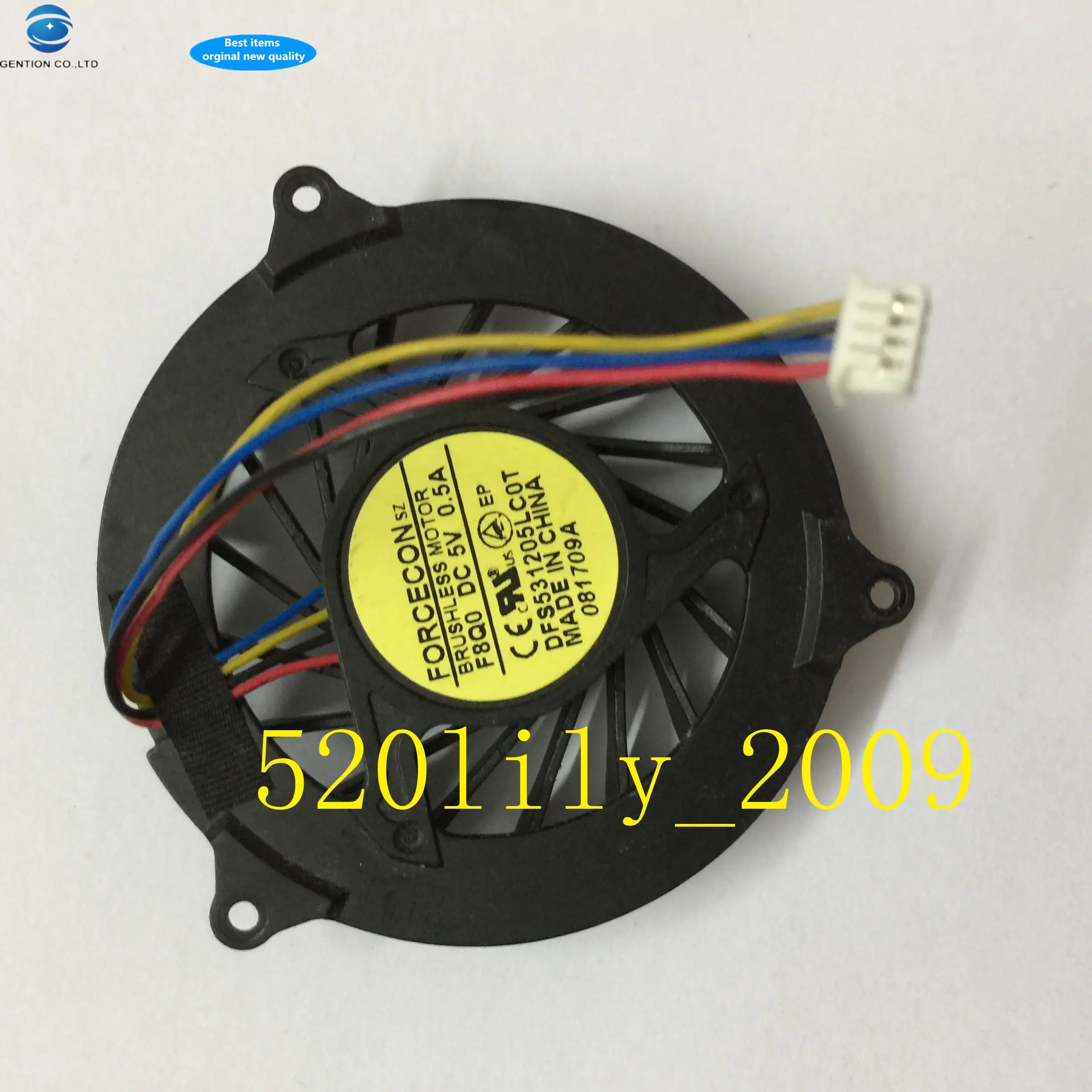 

1 шт. 100% оригинальный новый вентилятор для ноутбука DFS531205LC0T F8Q0 лучшего качества