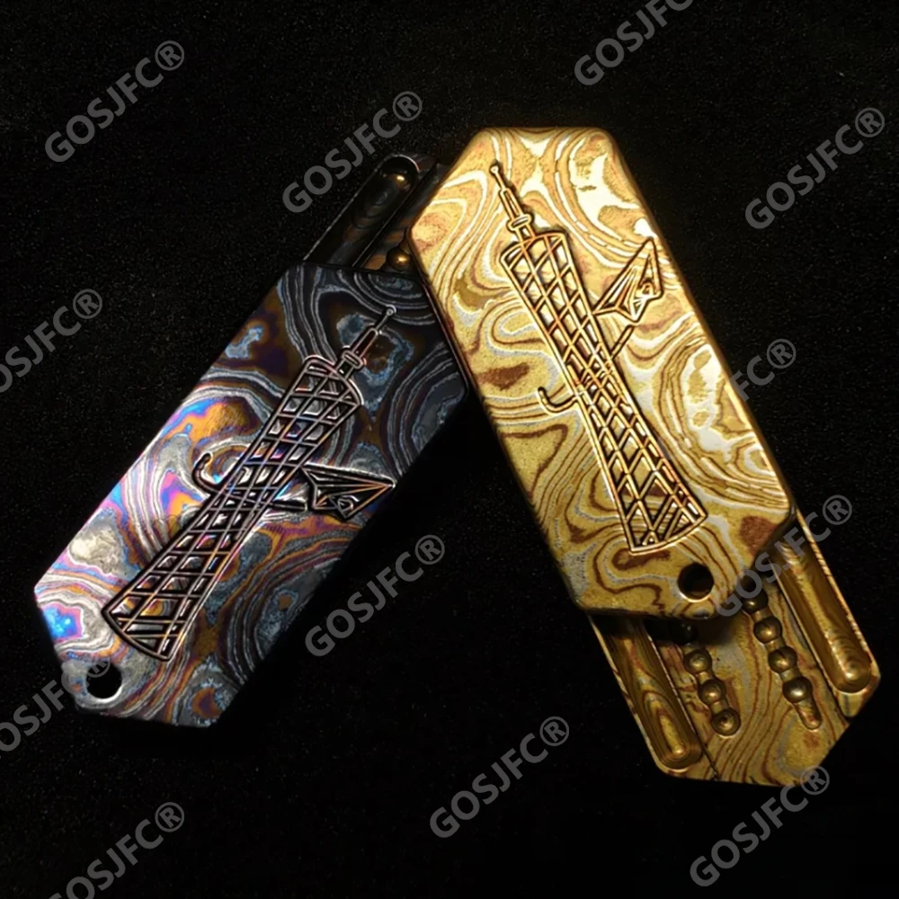 Фото Zaclab EDC 2026 Гуанчжоу HARD CORE EDC Expo Plane Zircuti Mokume Фиджет-слайдер для снятия стресса, игрушка-антистресс для взрослых. №2