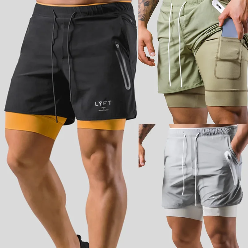 

Gym sports shorts, men's jogging sportswear, fast drying, mountain cycling exercise, training, hiking, cycling, men's shorts