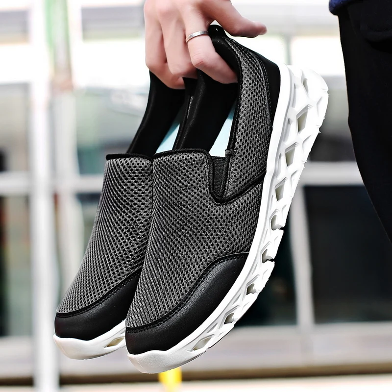 

New summer men's shoes summer mesh all-match men's casual shoes lazy slip-on comfortable all-match loafers